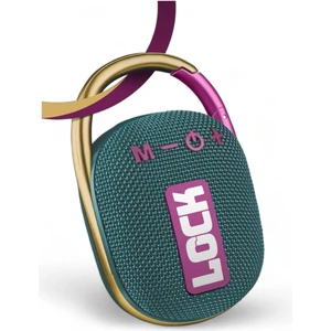 Royal Trend Lock Yeşil Taşınabilir Bluetooth Hoparlör Kilit Özellikli Yüksek Ses Gücü