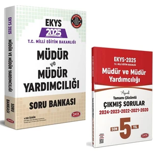 Data Yayınları 2025 MEB EKYS Müdür ve Müdür Yardımcılığı Çıkmış Sorular ve Soru Bankası