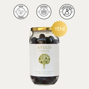 Premium Gurme Yağlı Salamura Siyah Zeytin Xl 650 G