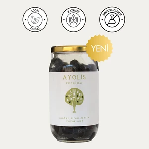 Premium Gurme Yuvarlama Siyah Zeytin Xl 650 G