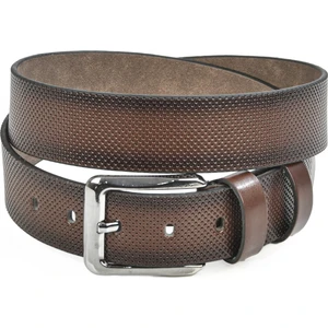 4 cm Eninde Nokta Desenli Suni Deri Kemer 2402610