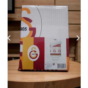 Zorlu Tekstil Taraftar Lisanslı Tek Kişilik Pike () (150X200 Cm) (Yazlık-Ince) (Tek Parça) Galatasaray Arma