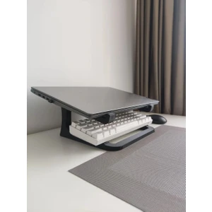 Laptop Standı Macbook Stant Plastik Siyah