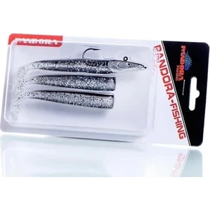 Sandeel 10CM 14GR 3+1 Silikon Yem