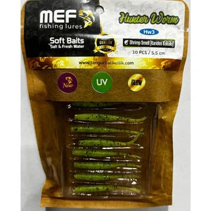 Hunter Worm 5.5cm 10 Adet Lrf Silikonu