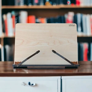 İsfahanTA Kitap Okuma Standı Masaüstü Ahşap Kuran Rahlesi Tablet Tutucu
