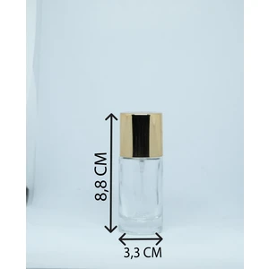 Boş Parfüm Şişesi 20 ml (5 Adet) (TEKRAR DOLDURULABİLİR) Boş Şeffaf Şişe