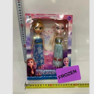 Fashion Junior Oyuncak Ikili Bebek Oyun Seti - Karlar Ülkesi Elsa ve Anna Ikili Bebek