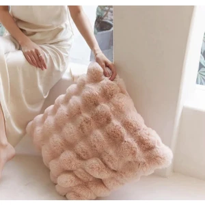 Baladi Home Kalın Tavşan Yastık Kılıf Peluş ( 1 Adet) Ölçüm 41 x 41 cm  Ürün Tavşan Tek Taraf