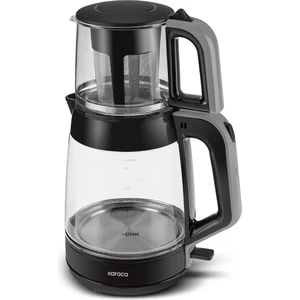 2 In1 3,1 Lt Cam Çay ve Su Isıtıcı Makinesi Space Gray 1900W