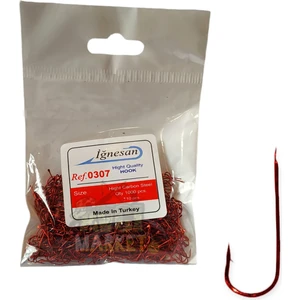0307 Serisi Kırmızı Renkli Çapraz Iğne 1000LI Paket - No-8