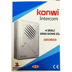 Kapı Zili Dört Sesli Ding Dong Kapı Zili