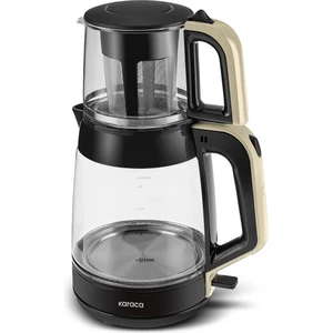 2 In1 3,1 Lt Cam Çay ve Su Isıtıcı Makinesi Space Gray 1900W