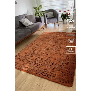 Fox Home Iskandinav Dokuma Şönil Kaymaz Taban Pamuk Yıkanabilir Kiremit Salon Halısı Yolluk Mutfak Halısı Kilim