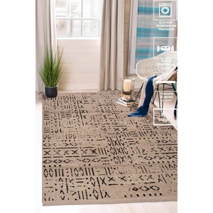 Iskandinav Dokuma Şönil Kaymaz Taban Pamuk Yıkanabilir Vizon Salon Halısı Yolluk Mutfak Halısı Kilim