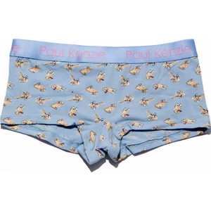 Paul Kenzie x Kurtaran Ev - Desenli Kadın Boyshort Külot - Poppy