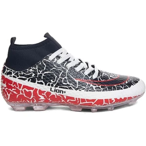 Super Mercury Bilekli Çoraplı Krampon Futbol Ayakkabısı LİON-1071-KR