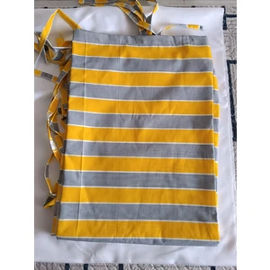 Karmaş Home Balkon Perdesi Sarı/gri