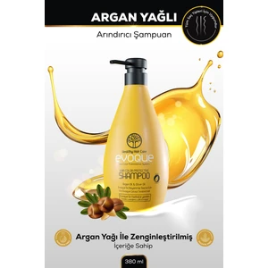 Saç Rengi Koruyucu Arındırıcı Şampuan, Argan Yağı ve Zeytin Yağı Içerir, PARABENSIZ-SÜLFATSIZ,380 ml