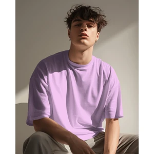 Helios Haute Unisex Pamuklu Likralı Bisiklet Yaka Relaxed Fit Basic Tişört Düz