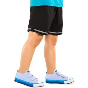 Kiko Kids Linen Cırtlı Erkek Çocuk Keten Ayakkabı Mavi