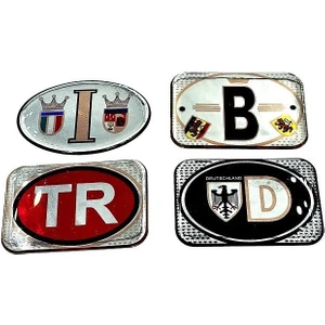 Etiketçilere Özel Sticker Damla Harf Set 4'lu Sticker Damla (I - B - Tr- D) Model 2