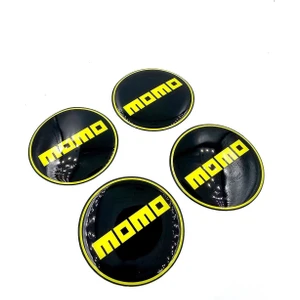 Etiketçilere Özel Momo Jant Göbeği Damla Sticker - Jant Göbeği Damla Sticker Mono