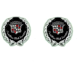 Etiketçilere Özel Plastik Çelenkli Cadillac Arma 2 Adet