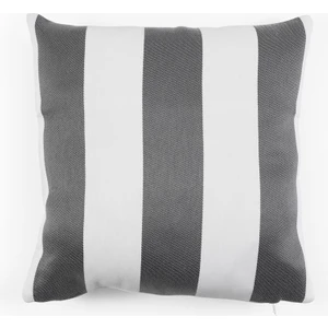 Vanelli Home Gri Beyaz Çizgili Outdoor 40X40 cm Kare Kırlent Kılıfı