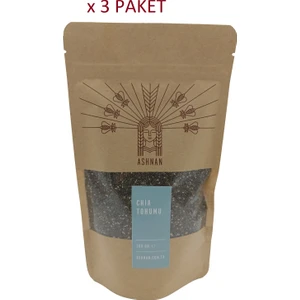 Glutensiz Chia Tohumu 200 gr X 3 Paket Toplam 600 gr
