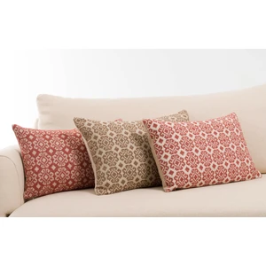 Vanelli Home Çiçek Desenli 35X55 cm Dikdörtgen Kırlent Kılıfı