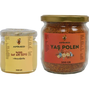Apimed Arı SÜTÜ(100gr)  ve Yaş POLEN(300gr)