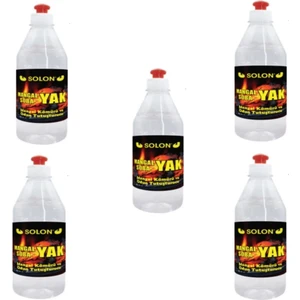 Mangal, Soba, Şömine 5 Adet Tutuşturucu Jel Yakıt. 1000 Ml. 5' li