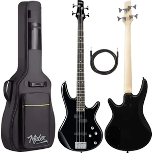 MBG-400BK Üst Segment Profesyonel Bas Gitar 4 Telli (Softcase Gigbag ve kablo Dahil)