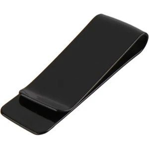 Metal Kağıt Para Tokası Kart Tutucu Klips Cüzdan Ataş Siyah 5,2cm x 2cm