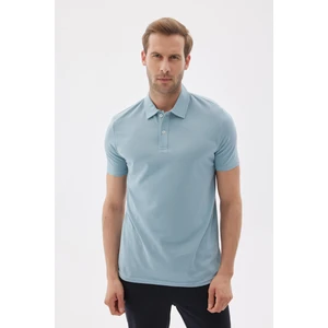 Erkek Basic Polo Yaka Tişört (Regular Fit) Mint
