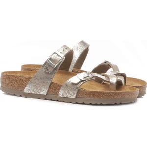 Mayari Syn Washed Metallic Kadın Terlik