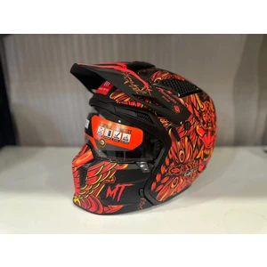 Mt Helmets Kask mt Streetfighter Sv S Hellish B5 Mat Turuncu