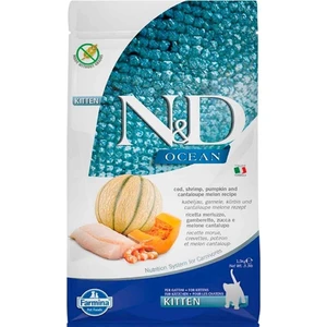 Ocean Balkabaklı Morina Balıklı Kavun ve Karidesli Yavru Kedi Maması 1.5 kg