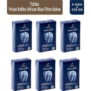 Privat African Blue Filtre Kahve 250 gr x 6 Adet