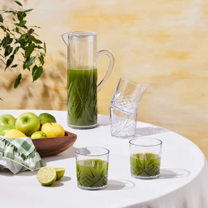 Foret Akrilik Kırılmaz 5 Parça Sürahi Seti Şeffaf 1.5 lt