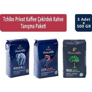 Privat Kaffee Çekirdek Kahve Tanışma Paketi 500 gr x 3 Adet