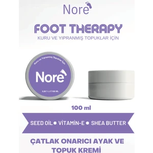 Kuru Ve Yıpranmış Ayaklar & Topuklar Için Çatlak Tamir Edici Ayak Ve Topuk Kremi Foot Therapy 100 Ml