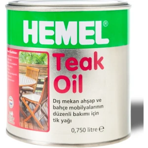 Hemel Teak Oil Tik Yağı 0,75 Lt