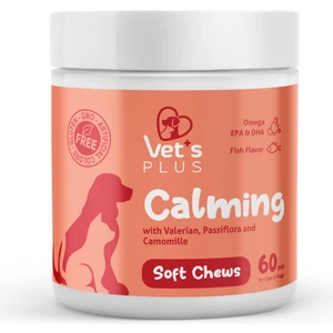 Vet's Plus Calming Çiğnenebilir Tablet 60'lı (Kedi ve Köpekler için Sakinleştirici)