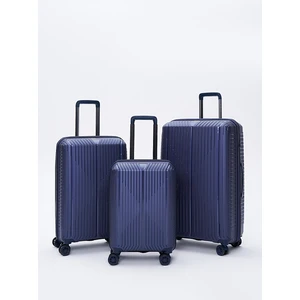 Polipropilen 3'lü Valiz Seti Lacivert