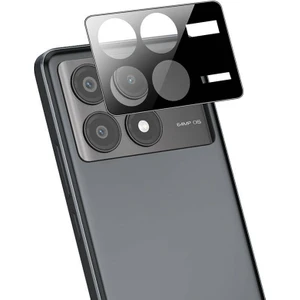 Xiaomi Poco X6 Pro Kamera Lens Koruyucu 3D Cam Siyah