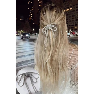 EyER Shoping Kadın Kristal Taşlı Fiyonk Yalı Çapkını Toka / Seyran Tokası