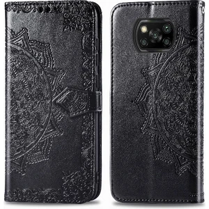 Mays Boutique Xiaomi Poco X3 Nfc Darbeye Deri Kılıf Zarif Desen (Yurt Dışından)