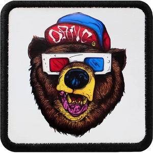 V1 Ayı - 2 Kod Logolu Unisex Beyaz Bench (Patch)